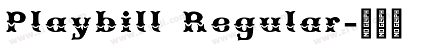 Playbill Regular字体转换